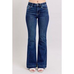Judy Blue High Waist Classic Contrast Flare Denim 15/32